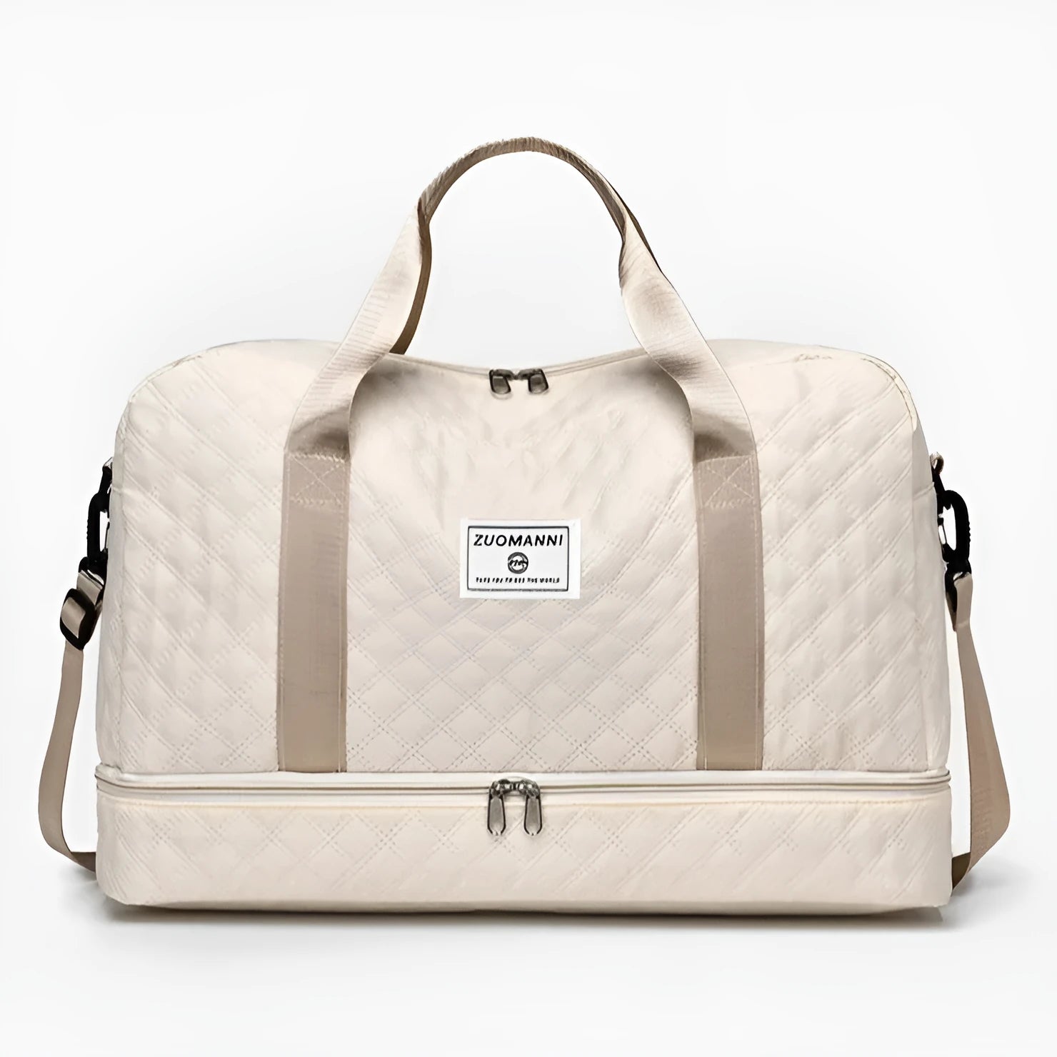Oxford cloth travel bag with 36-55 litre capacity in street trend style available in multiple colours