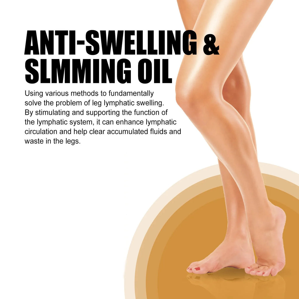 50ml bottle of moisturising body and leg massage essential oil with natural extracts