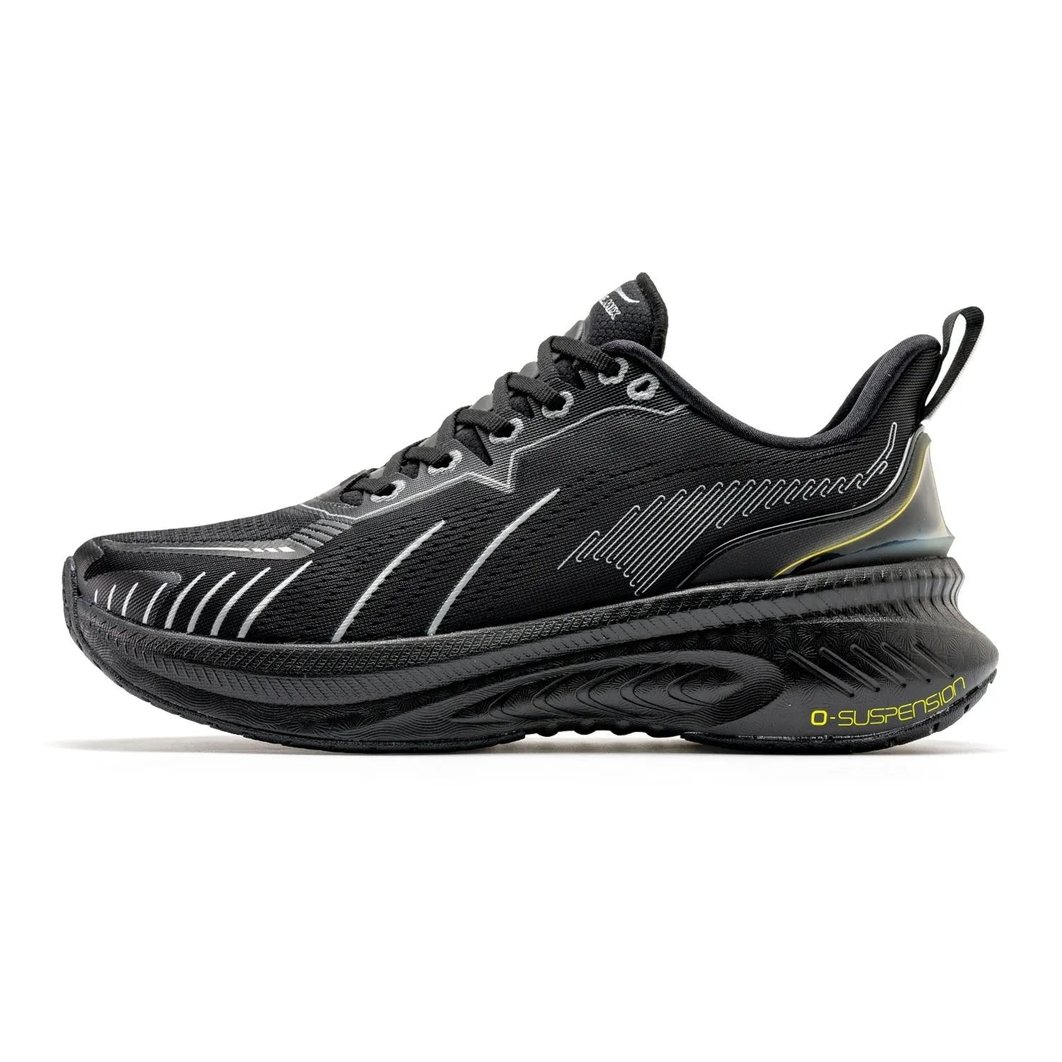 Low top running sneakers with PU mesh upper, rubber sole, and available in various colours like red, black, and blue.