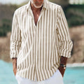 Men's 3D printed floral pattern lapel shirt loose fit cardigan style polyester fabric
