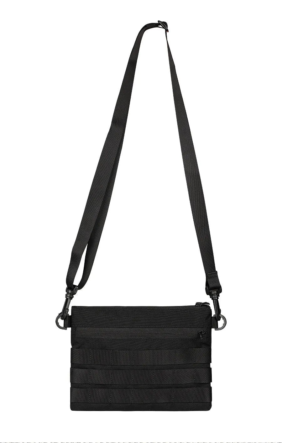 Black Oxford cloth portable outdoor kit measuring 18 by 3.5 centimetres for military enthusiasts