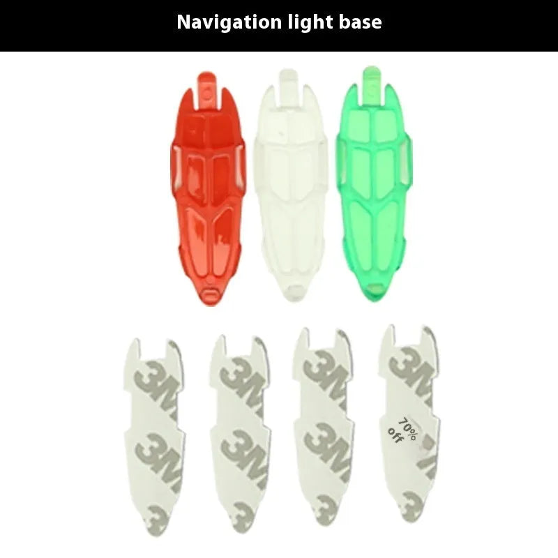 V3 wireless charging waterproof navigation lights for scale car, ship and aircraft models