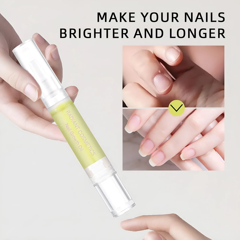3ml nail growth treatment oil bottle for wash-free application