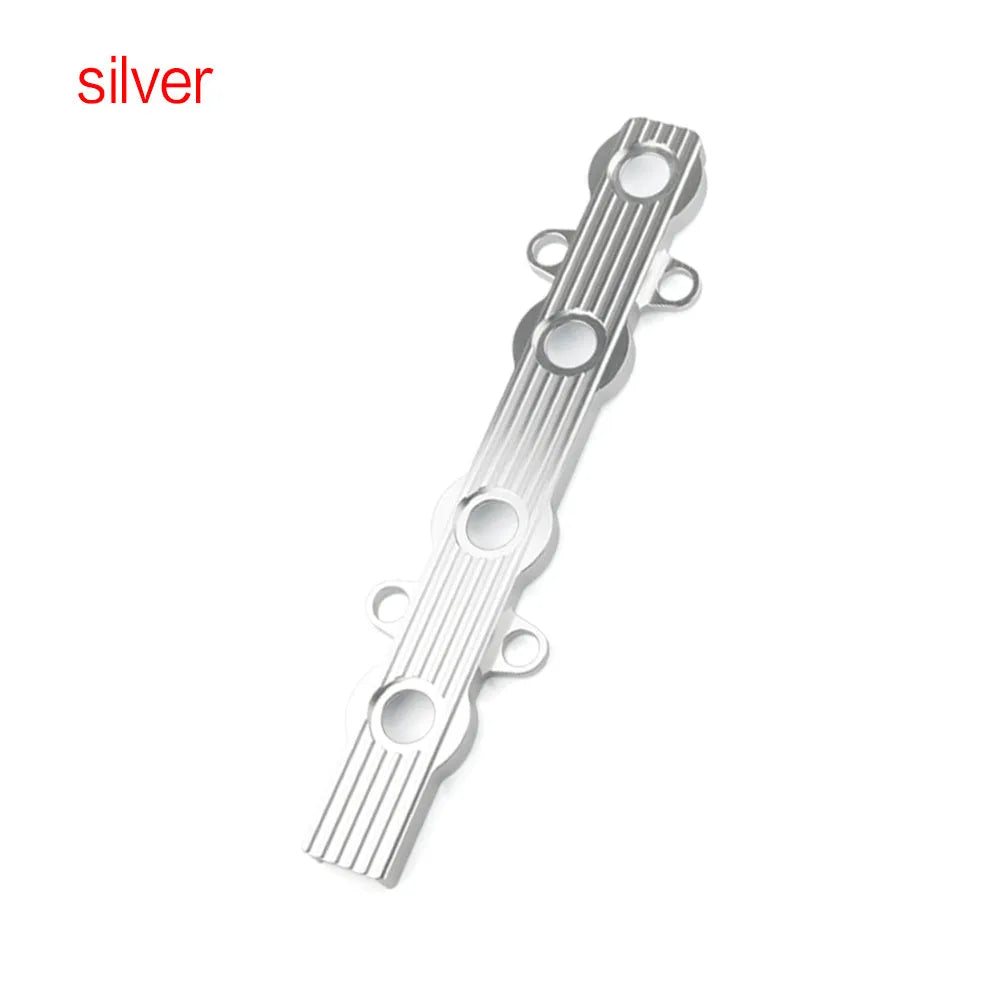 Aluminium alloy engine bonnet heat shield cover in blue, red, and silver colour options