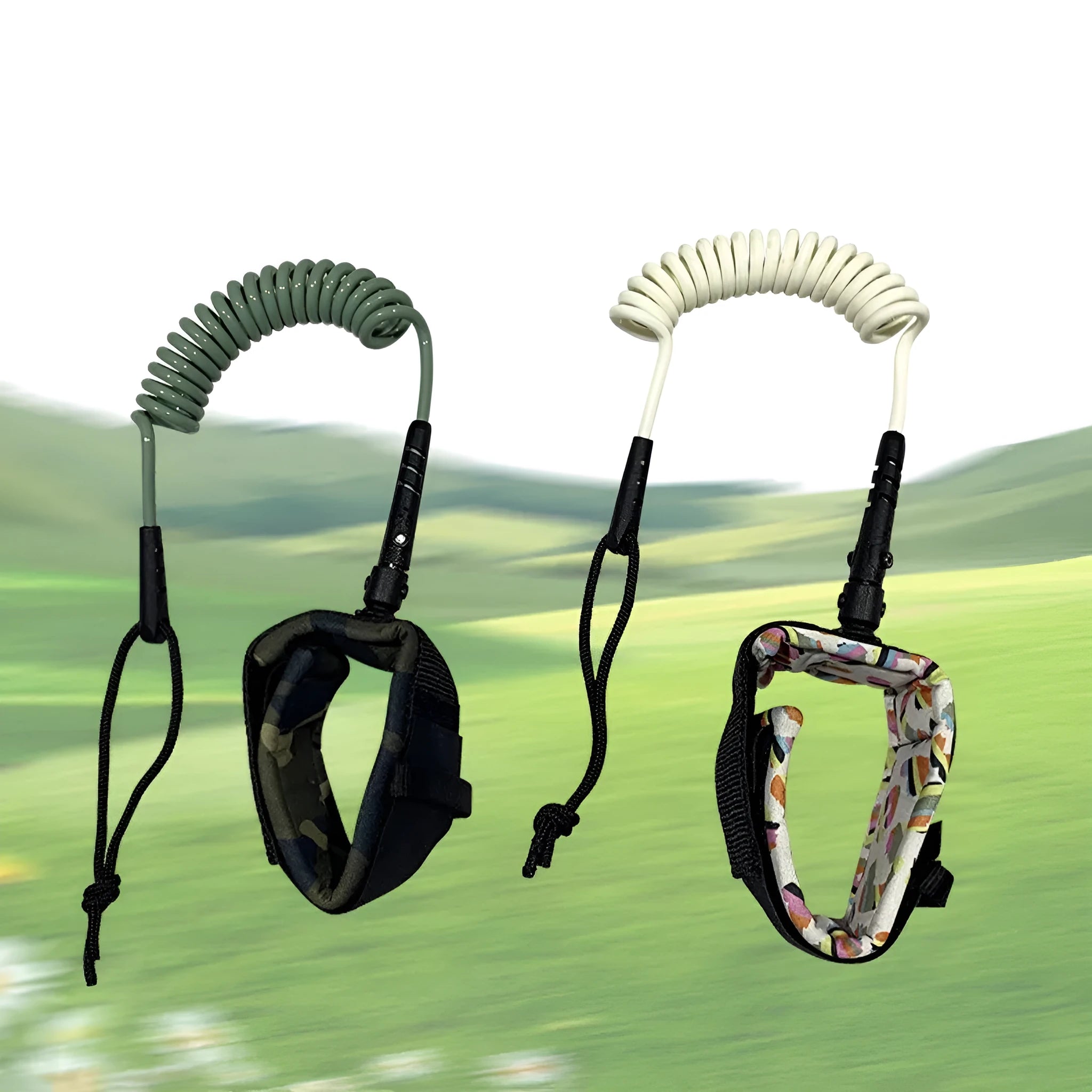 Surfboard wrist leash made from pulp rope with 50kg load capacity and high elasticity