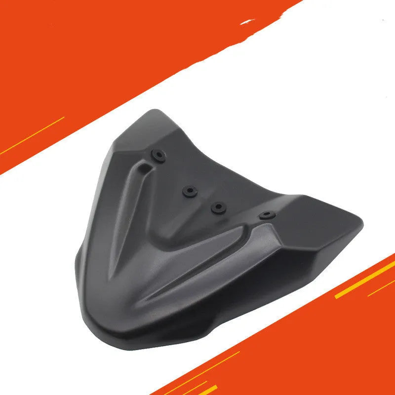 Black ABS fixed wind front wing motorcycle accessory for KTM Adventure models