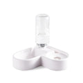 White indoor electric pet water fountain for cats and dogs with food-grade materials