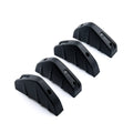 15cm universal triangle rear spoiler in ABS plastic with carbon fibre finish for general motors vehicles