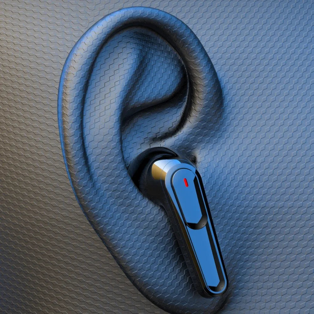 Black PRO30 noise reduction Bluetooth in-ear headset with charging case