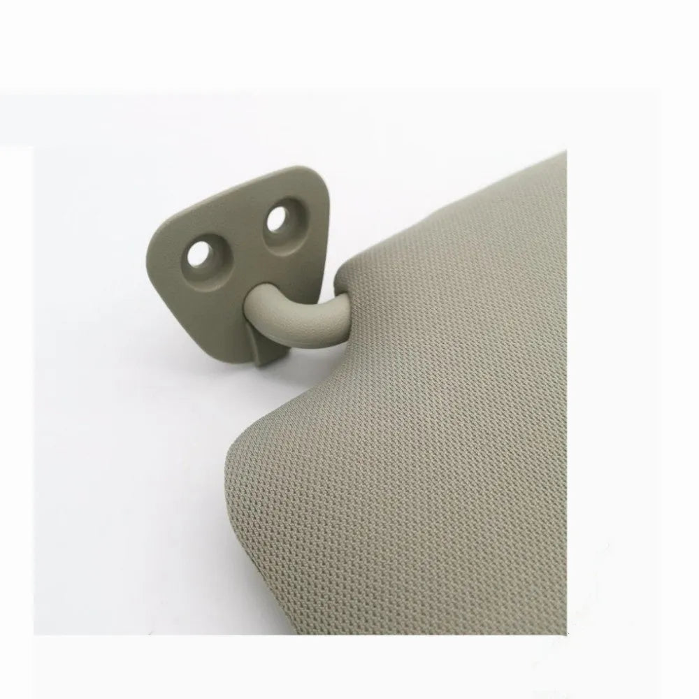 Beige Nissan Lida sun visor with cosmetic mirror for 2005-2012 models
