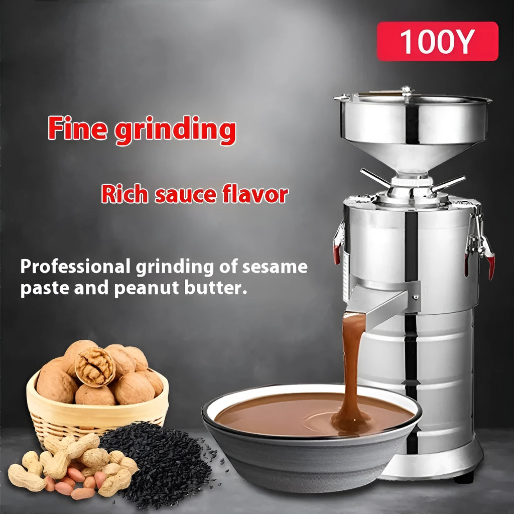 ZX-100Y stainless steel electric sesame paste grinding machine with 100mm wheel