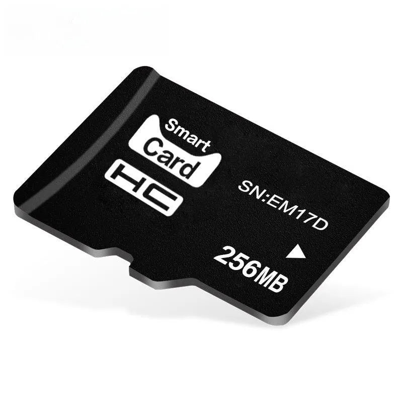 A single 256MB TF memory card on a white background.