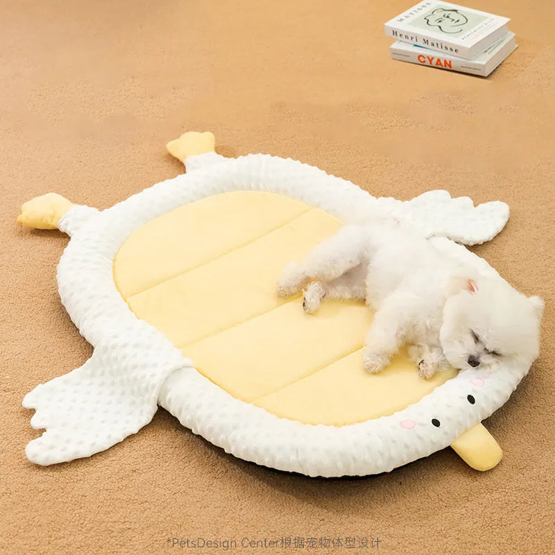 Bedsure grey orthopedic dog bed with removable cover in large size
