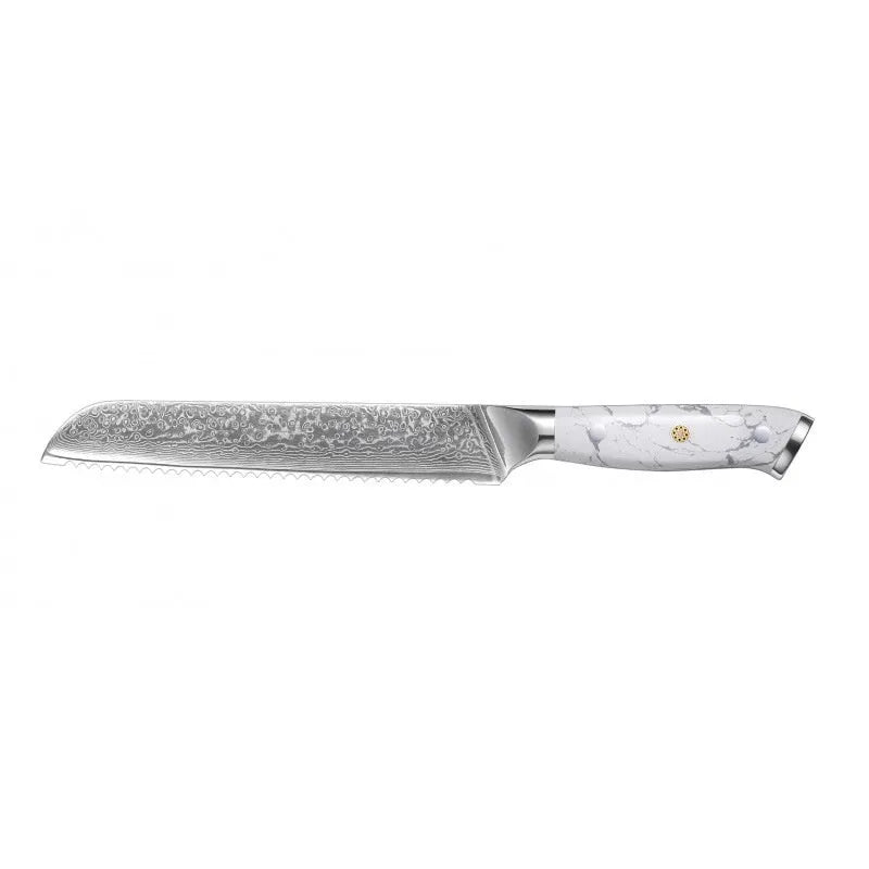 Damascus pattern combined chef's knife with 21cm VG10 steel blade and 11cm handle