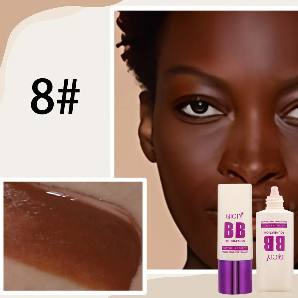 Feeding bottle containing brightening BB cream foundation concealer in ten shade options