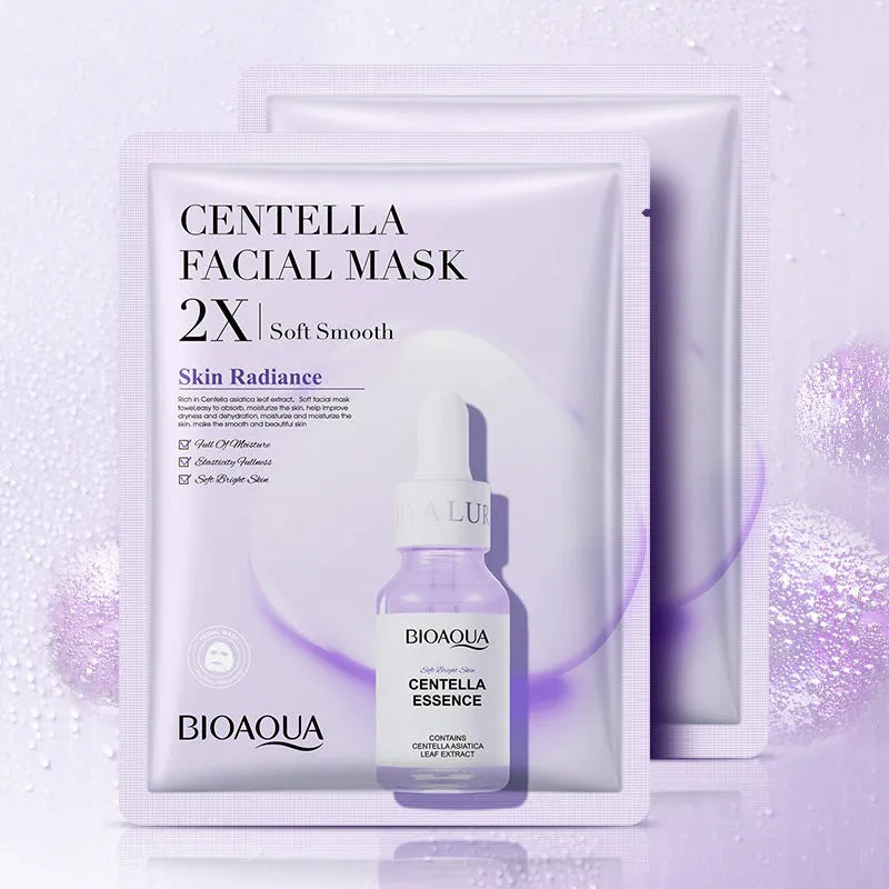 Collagen hyaluronic acid facial sheet mask 30g gel formula in white packaging