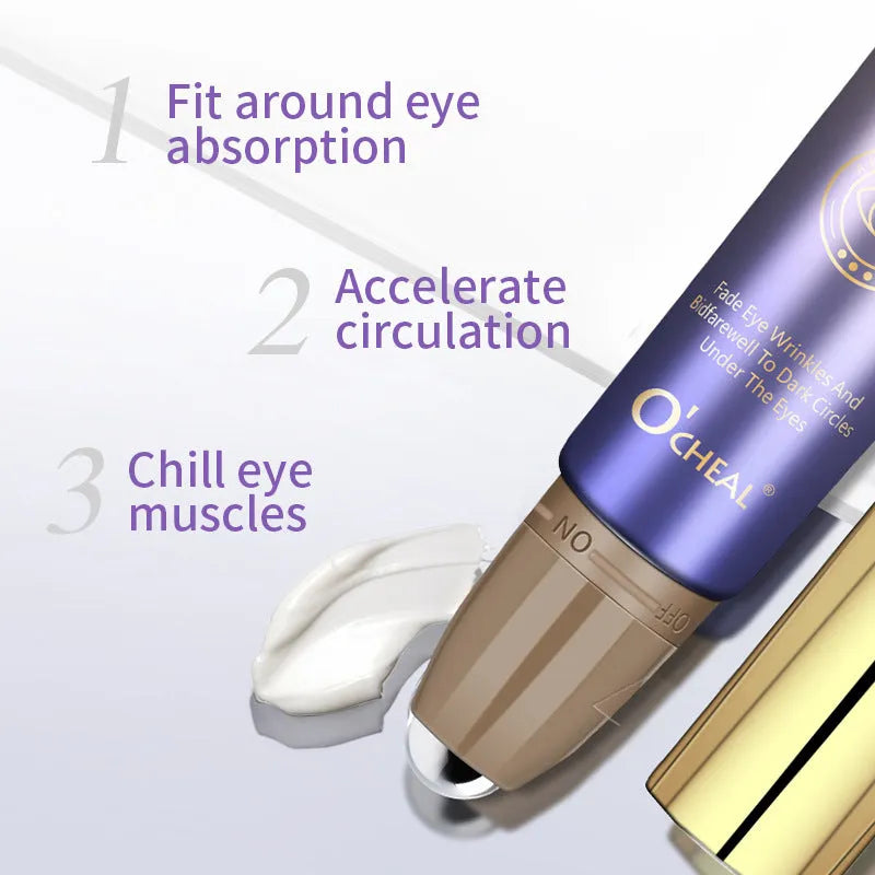 Ball brightening eye cream jar with concealer properties for dark circle improvement