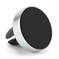 Car air vent magnetic mobile phone holder in multiple colours mounted on vehicle dashboard