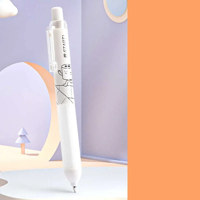0.5mm automatic pencil with cloud grip in black and white colours