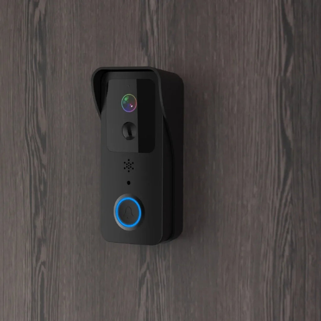 Waterproof smart home visual doorbell with HD video capability and remote app access