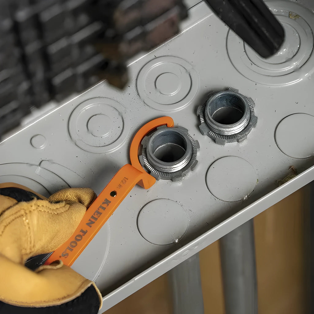 Crescent magnetic suction wrench three-piece set showing orange, grey, and black adjustable spanners