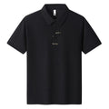 Men's casual cotton t-shirt with letter pattern in loose fit short sleeve style