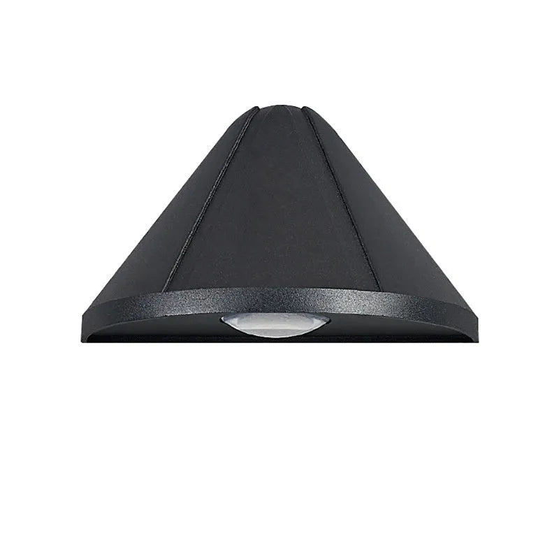 Black Bird's Nest style IP65 waterproof LED courtyard lamp with aluminium alloy shell.