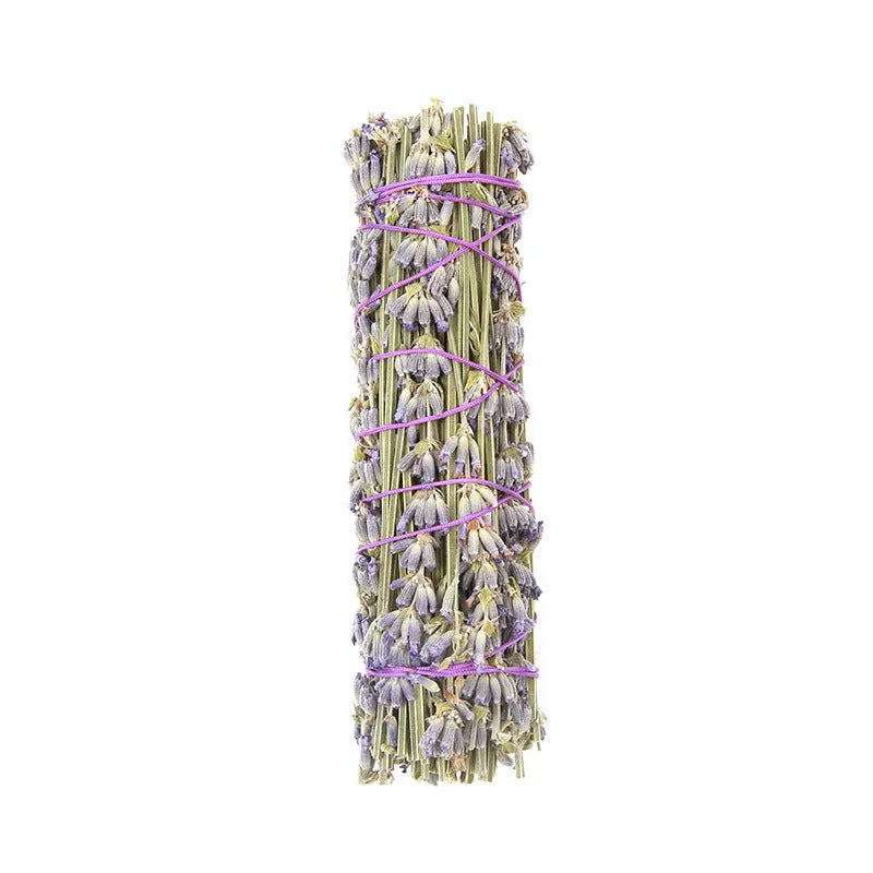 Natural dried flower lavender aromatherapy stick measuring 4 inches for room fragrance