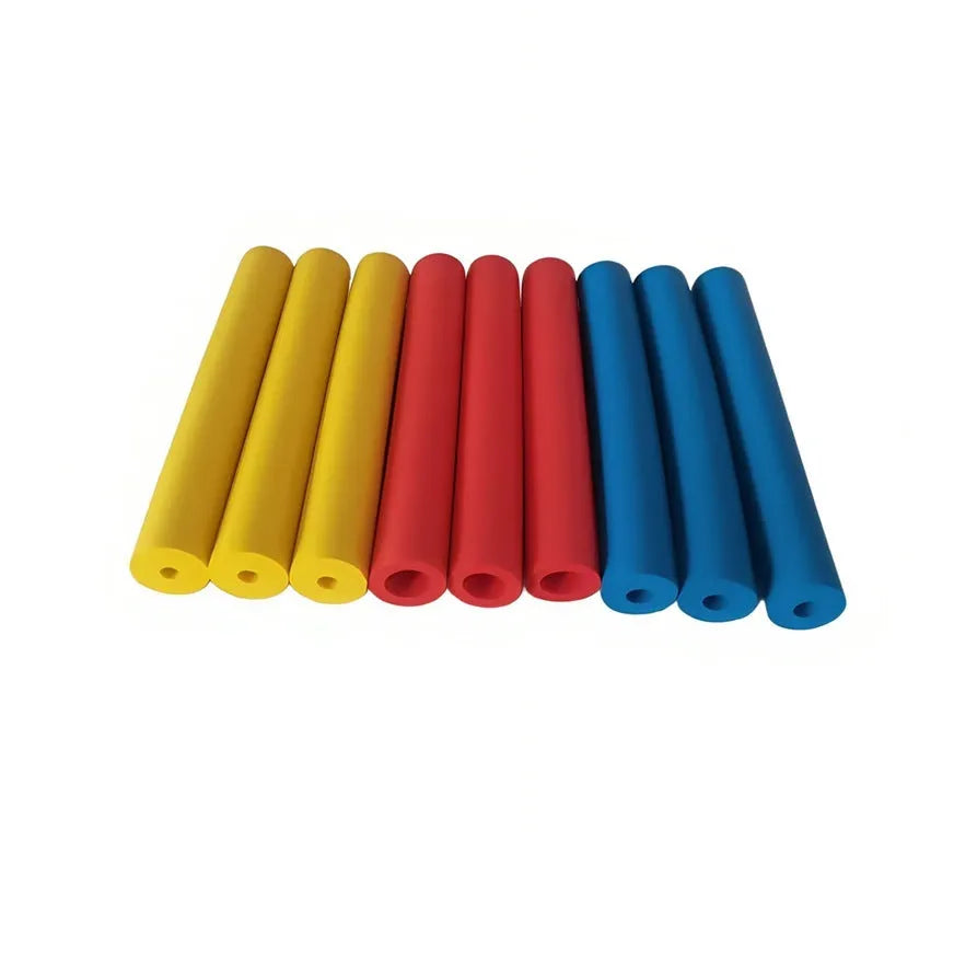 Rubber auxiliary grip hoses for pen tools, showing inner diameter options of 10mm and 18mm.