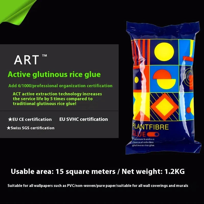 Glutinous rice wallpaper glue 3-roll pack formaldehyde-free environmental protection adhesive