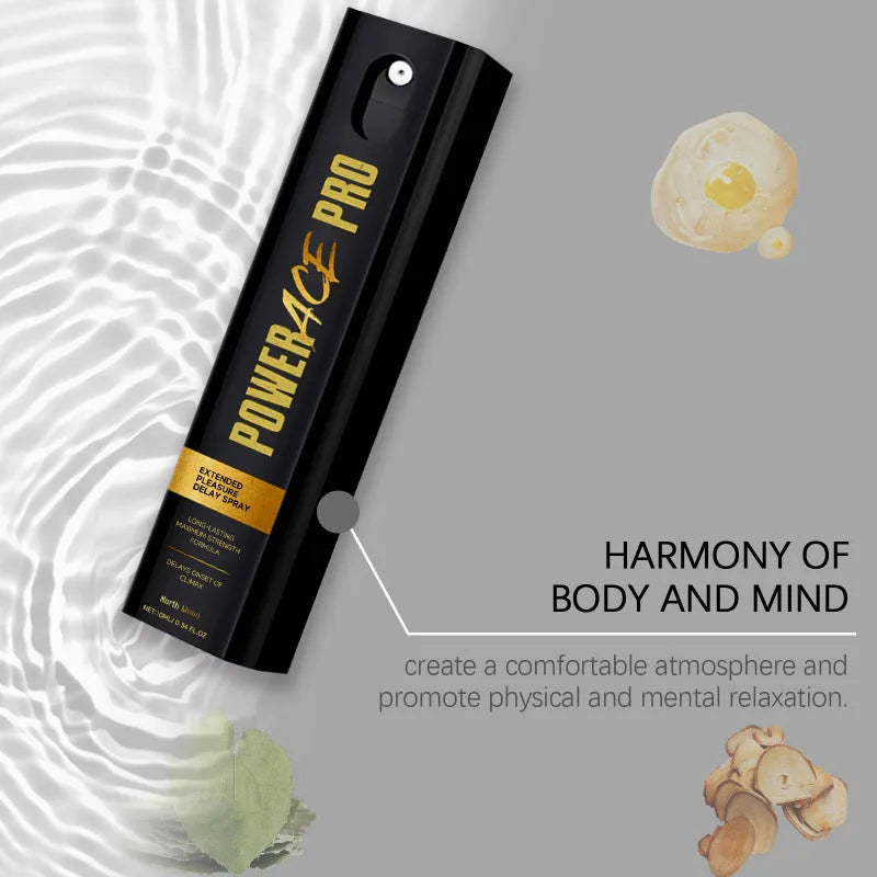 Men's 10ml body moisturising spray bottle with botanical extracts for external care