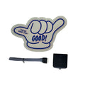 Small self-adhesive luminous wall sticker set with driver, connection wire, and multiple design options