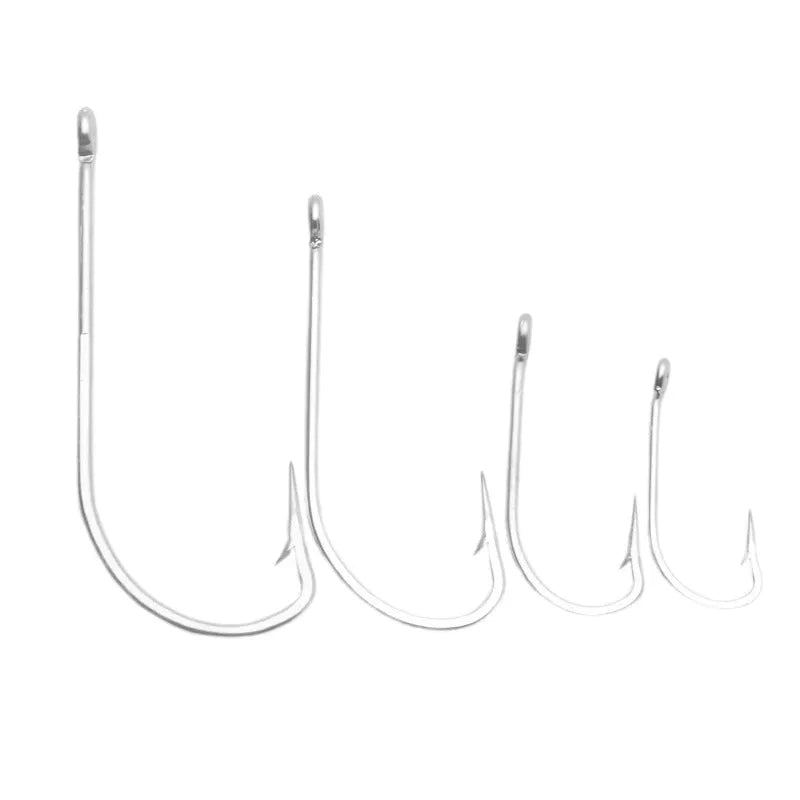 Alloy sea fishing hooks in multiple styles for ocean boat fishing targeting weever, snakehead and seahorse species
