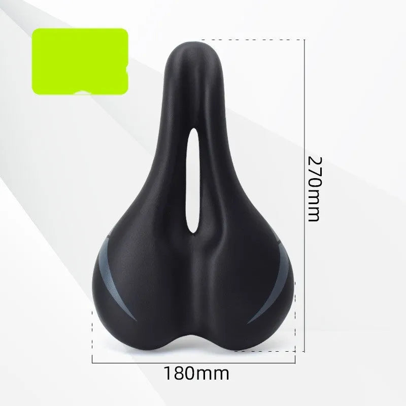 Bicycle seat cushion with hollow 3147 pattern design measuring 270mm by 180mm