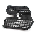 Pair of black ABS plastic Volkswagen Golf 3 fog light covers for the front bumper lower grille.