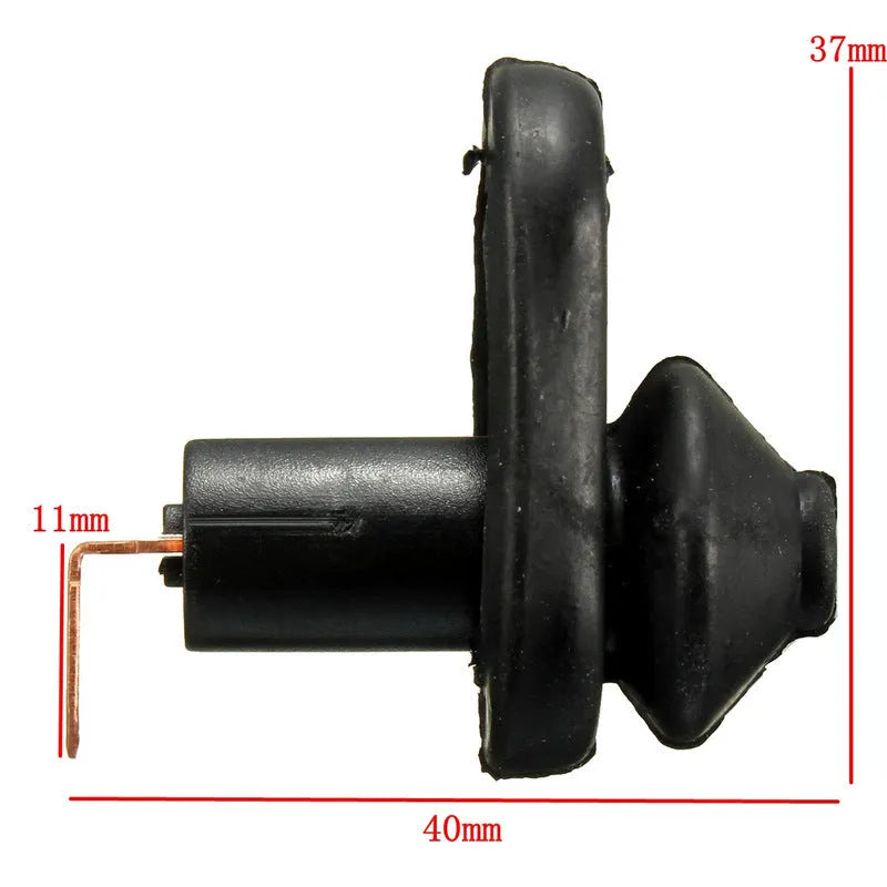 Black universal car interior door light switch for auto press installation