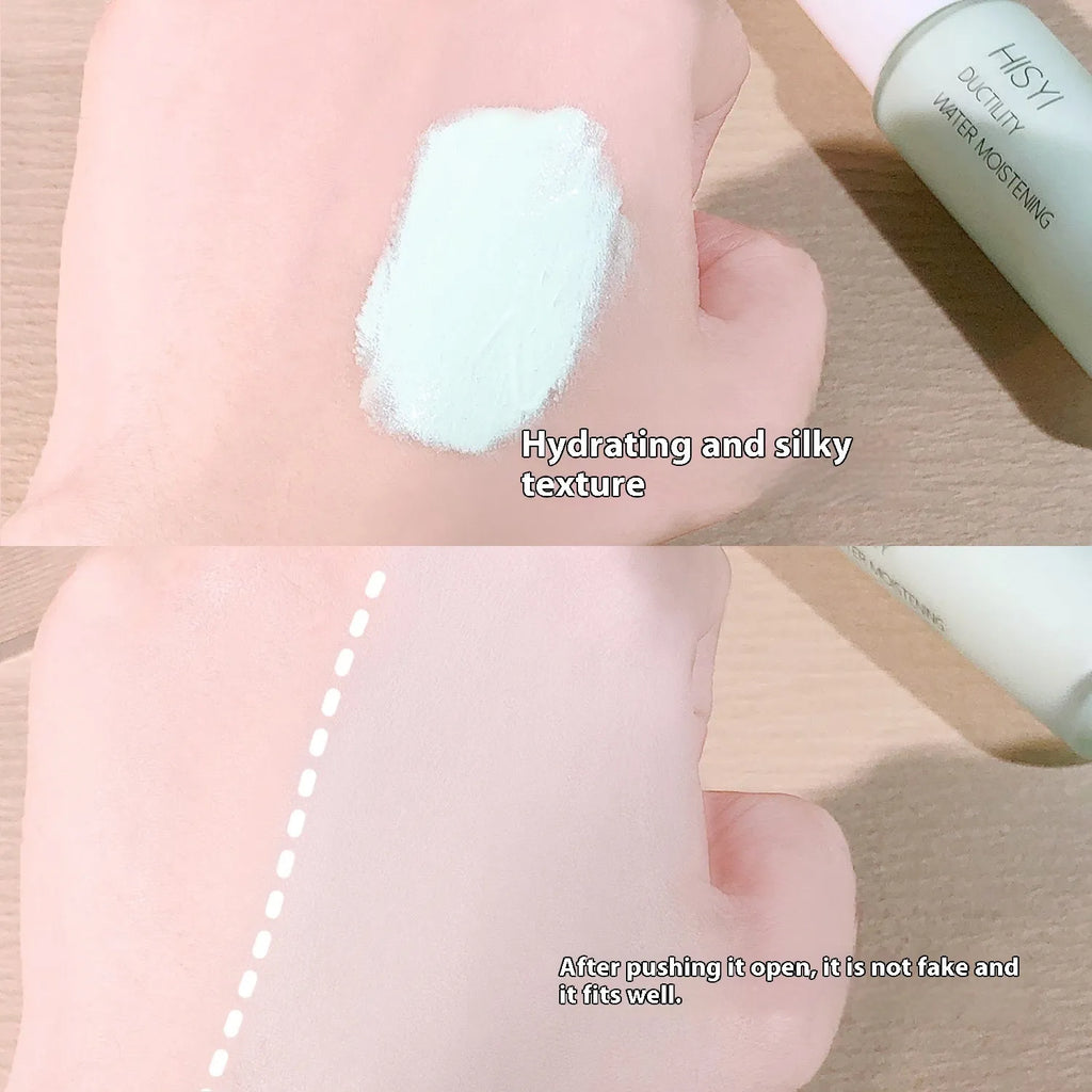 HISYI Silky Clear Makeup Primer brightening base in three colour options 01 02 03