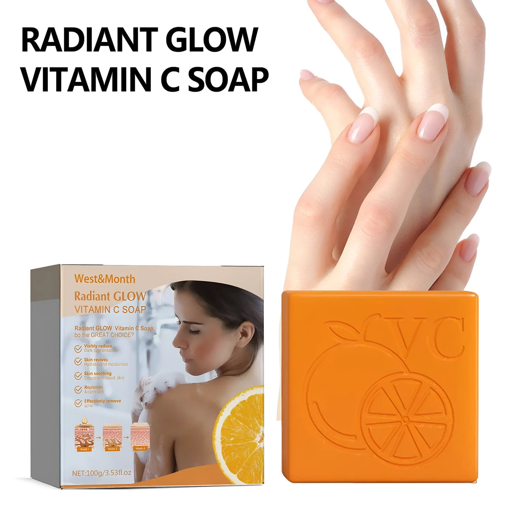 100g whitening vitamin body soap bar with kojic acid and botanical extracts