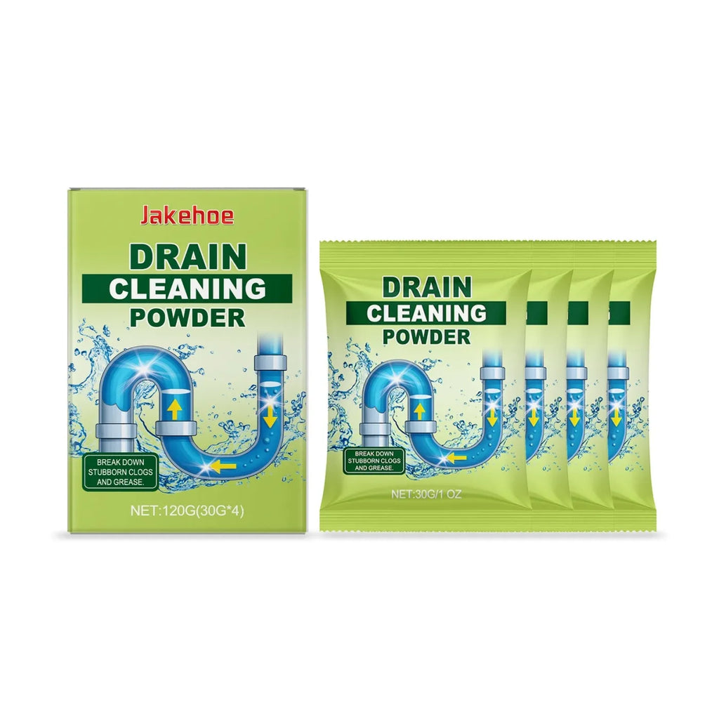 120g tub of drain cleaning powder for sinks, pipes and toilets
