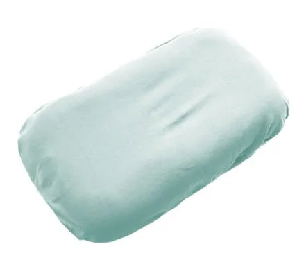 Beige portable cotton baby nest bed crib for newborns, measuring 75 cm by 45 cm.