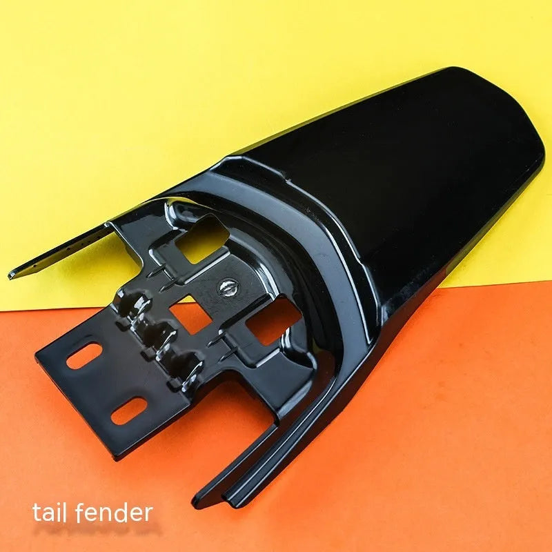 Carbon fibre lengthened rear mudguard and fender set for Light Bee electric off-road bike