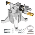 P170 cast aluminium swash plate pump with perpendicular shaft for petrol high-pressure cleaners