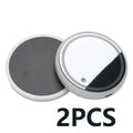 LED light-up car coaster showing seven colour options in automotive cup holder
