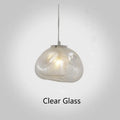 Modern glass decorative chandelier with light luxury design in clear, amber or smoke grey colour options