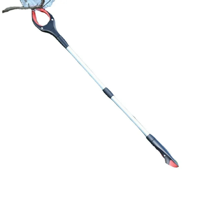 Trash folder artifact sewer pliers waste grabber tool in blue, green, orange, red, yellow, and blue lighting colours