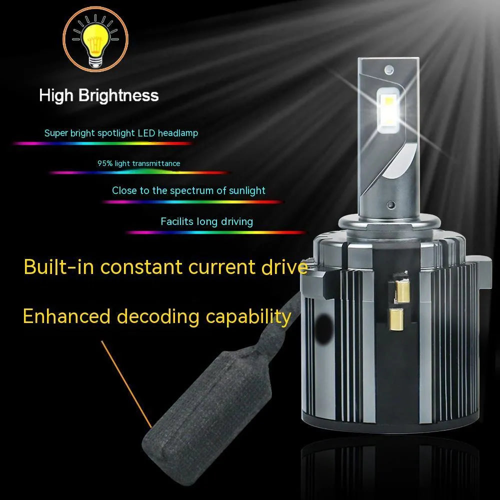 Volkswagen Golf 7 specific LED low beam headlight bulb with aluminium housing