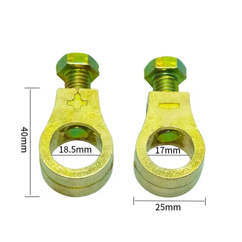 Pure copper battery wiring clamp with patented clip design for car battery connections