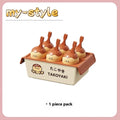 Plastic ice cream mould for making desserts in the shape of takoyaki octopus balls
