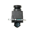 Black plastic reversing camera for Dodge trucks with rotating adjustable mount