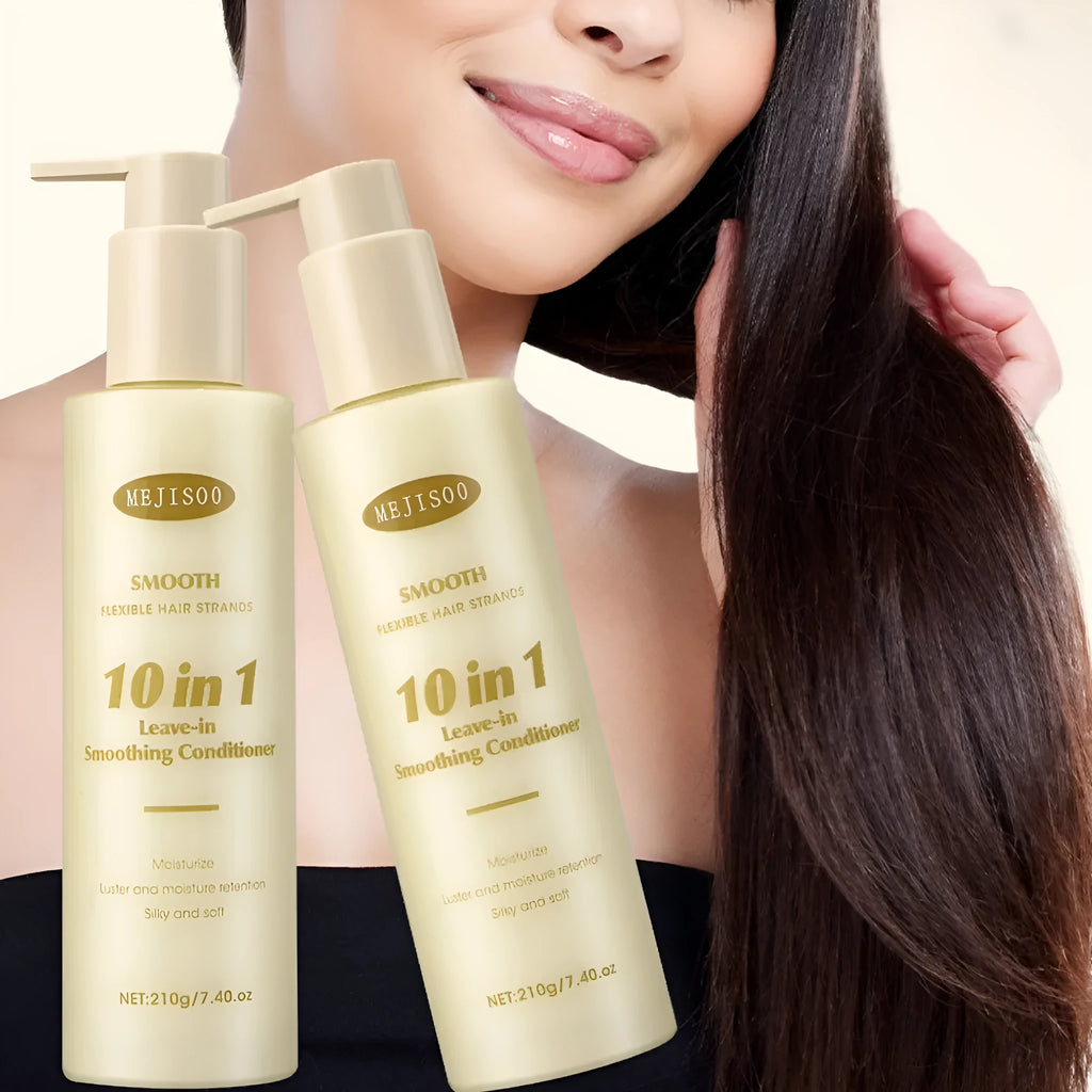 Wash-free 10-in-1 hair conditioner bottle, 210g for ladies frizzy hair care